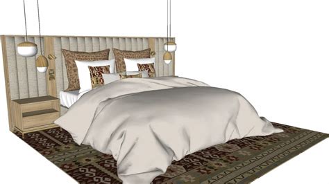 bed cushion 3d warehouse.